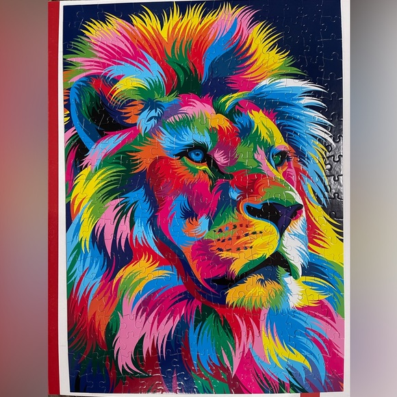 Buffalo Games - Majestic Lion - 300 Large Piece Jigsaw Puzzle - Picture 4 of 4